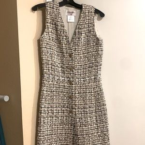 NWT Chanel 36 Tweed Dress/Jacket